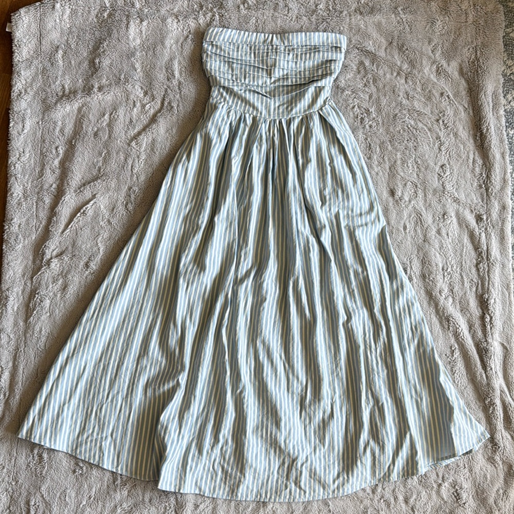 Strapless Midi Dress